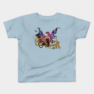 Mr. Steam meets Natalie Kids T-Shirt